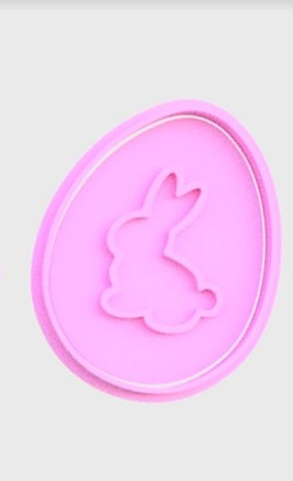 Easter Egg Cookie Cutter & Stamp