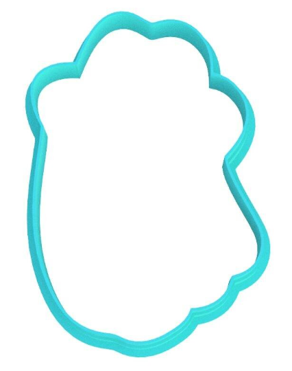 Cowboy Cowgirl Ghost Halloween Cookie Cutter & Stamp