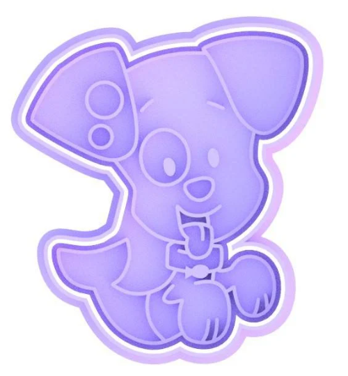 Bubble Guppies Cookie Cutter & Stamp