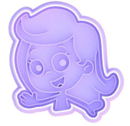 Bubble Guppies Cookie Cutter & Stamp