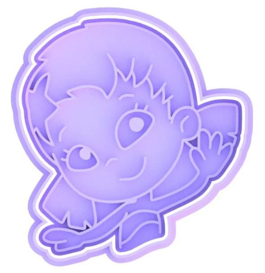 Bubble Guppies Cookie Cutter & Stamp