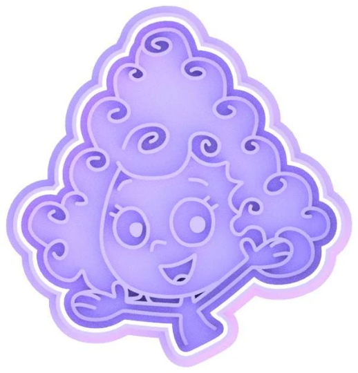Bubble Guppies Cookie Cutter & Stamp