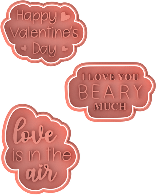 Valentine's Day Cookie Cutter & Stamp
