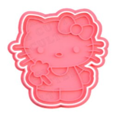 Hello Kitty Cookie Cutter & Stamp