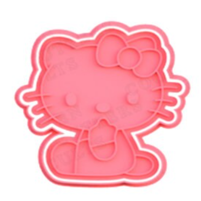 Hello Kitty Cookie Cutter & Stamp