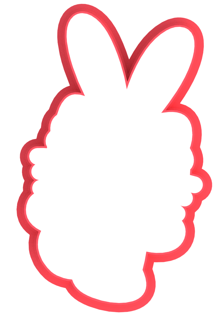 Hello Kitty Easter Cookie Cutter & Stamp