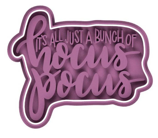 Hocus Pocus Cookie Cutter & Stamp