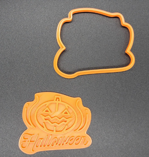Happy Halloween Cookie Cutter & Stamp