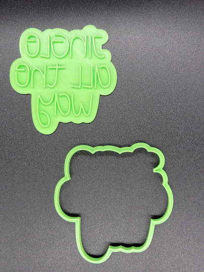 Jingle Bell and Jingle All The Way Cookie Cutter & Stamp