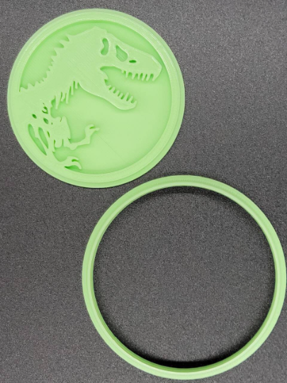 Jurassic Park Cookie Cutter & Stamp