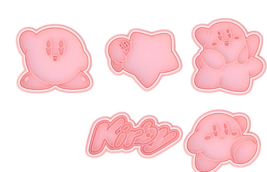 Kirby Cookie Cutter & Stamp
