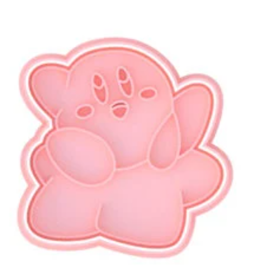 Kirby Cookie Cutter & Stamp