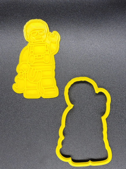 Lego Brick Figures Cookie Cutter & Stamp