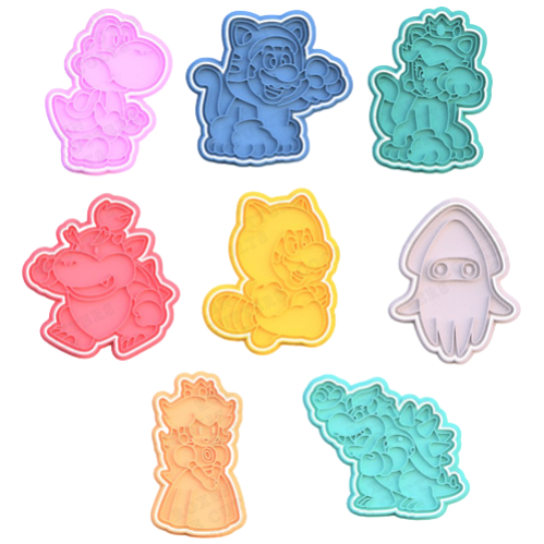Super Mario Brothers Cookie Cutter & Stamp