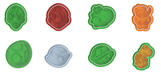 Super Mario Brothers Cookie Cutter & Stamp