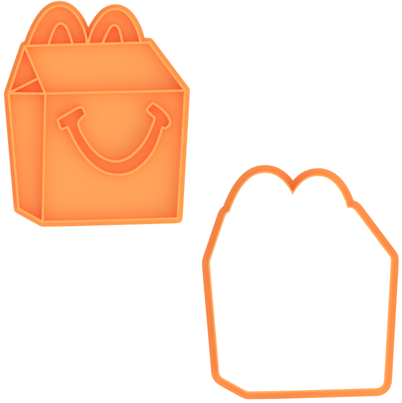 McDonald's Fast Food Cookie Cutter & Stamp