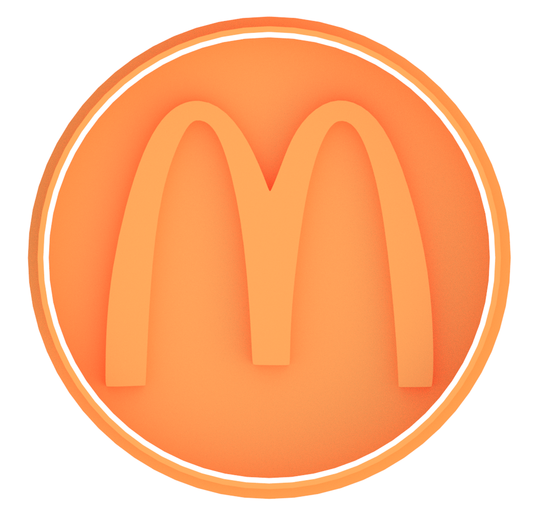 McDonald's Fast Food Cookie Cutter & Stamp