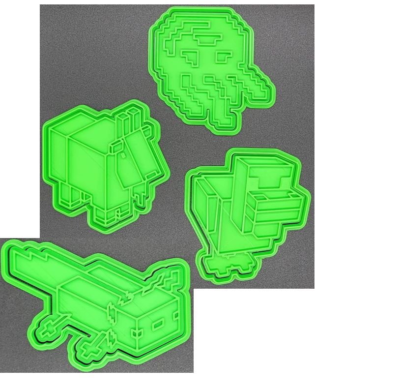 Minecraft Logo Cookie Cutter