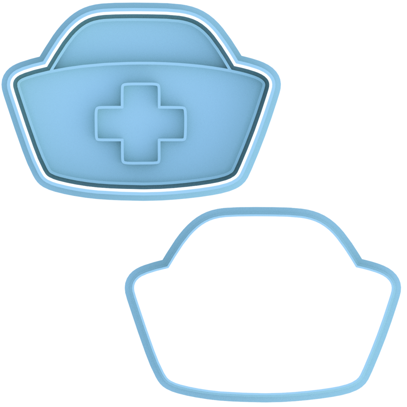 Nurse Doctor Cookie Cutter & Stamp