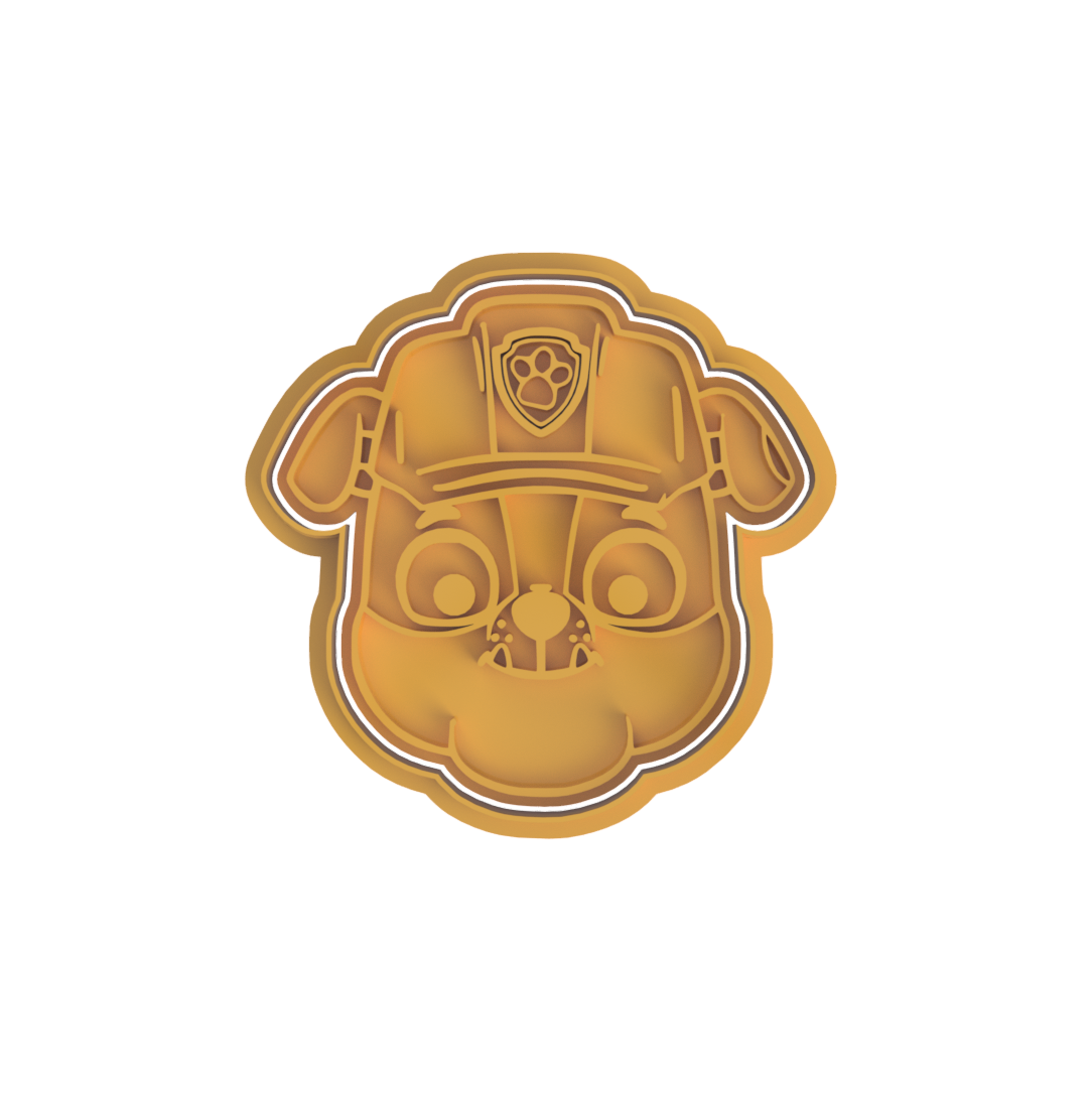 Paw Patrol Heads Cookie Cutter & Stamp