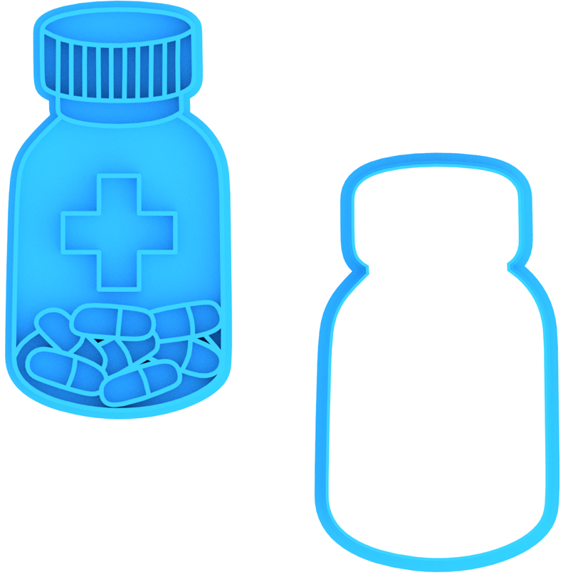 Nurse Doctor Cookie Cutter & Stamp