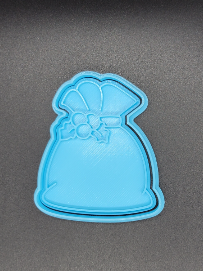 Santa Sleigh Gifts Cookie Cutter & Stamp