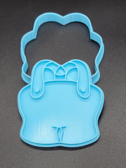Santa Boots Overalls Cookie Cutter & Stamp