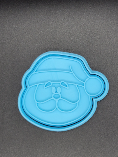 Santa & Mrs. Claus Holiday Cookie Cutter & Stamp