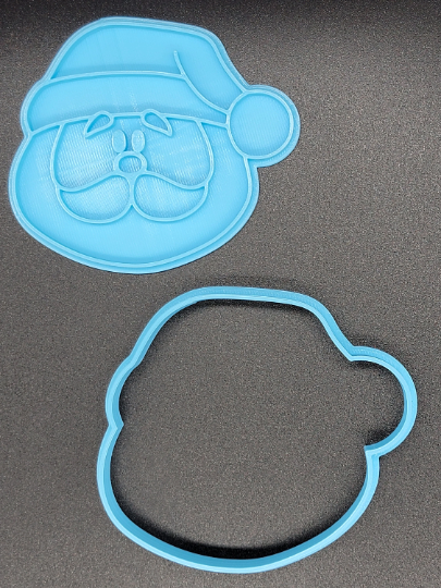 Santa & Mrs. Claus Holiday Cookie Cutter & Stamp