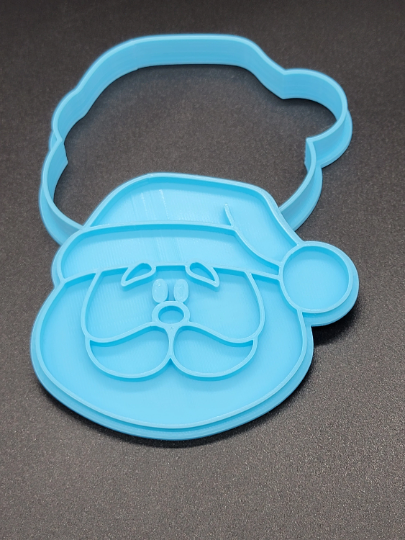Santa & Mrs. Claus Holiday Cookie Cutter & Stamp