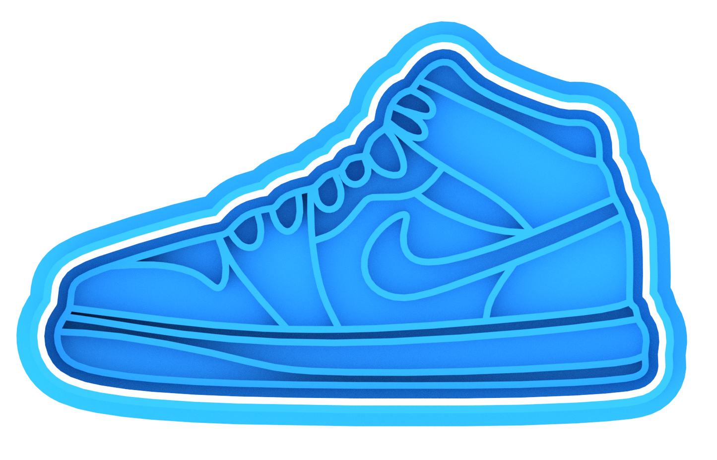 Nike Dunk Sneaker Cookie Cutter & Stamp