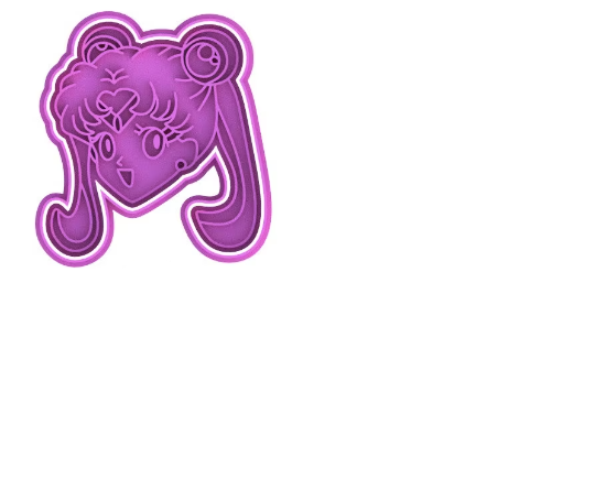 Sailor Moon Cookie Cutter & Stamp