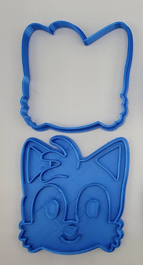 Sonic The Hedgehog Cookie Cutter & Stamp
