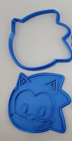 Sonic The Hedgehog Cookie Cutter & Stamp