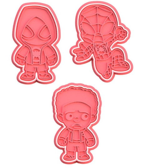 Spiderman Amazing Friends Cookie Cutter & Stamp