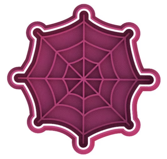 Spiderman Elements Cookie Cutter & Stamp