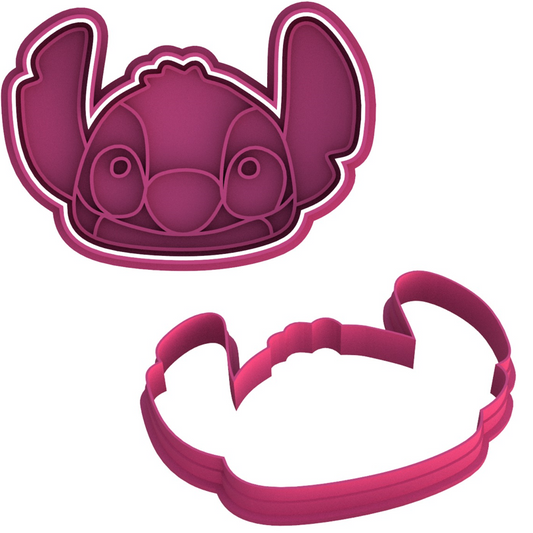 Stitch Head Cookie Cutter & Stamp