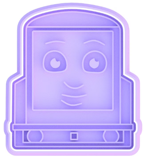 Thomas the Train Cookie Cutter & Stamp