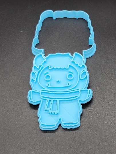 Yeti Holiday Cookie Cutter & Stamp