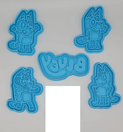 Bluey & Bingo Cookie Cutter & Stamp