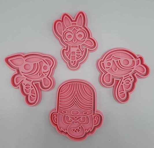 3D Powerpuff Girls Cookie Cutters SunshineT Shop