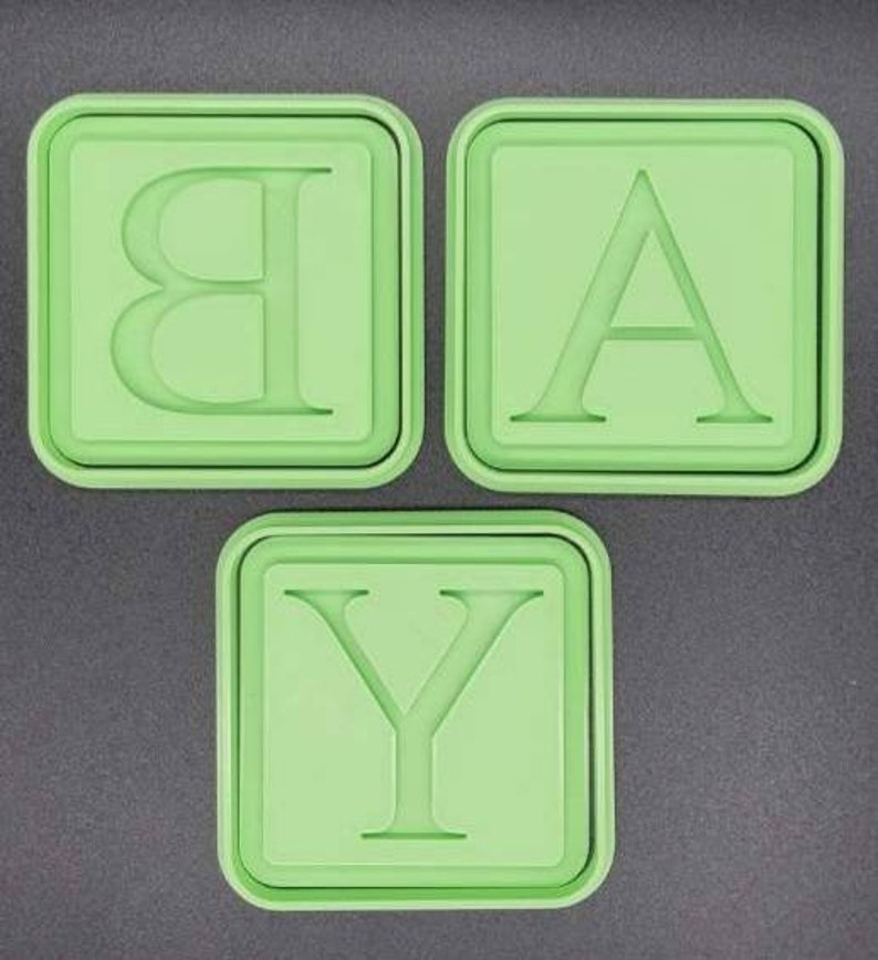 3D Printed Baby Blocks Cookie Cutters & Stamps SunshineT Shop