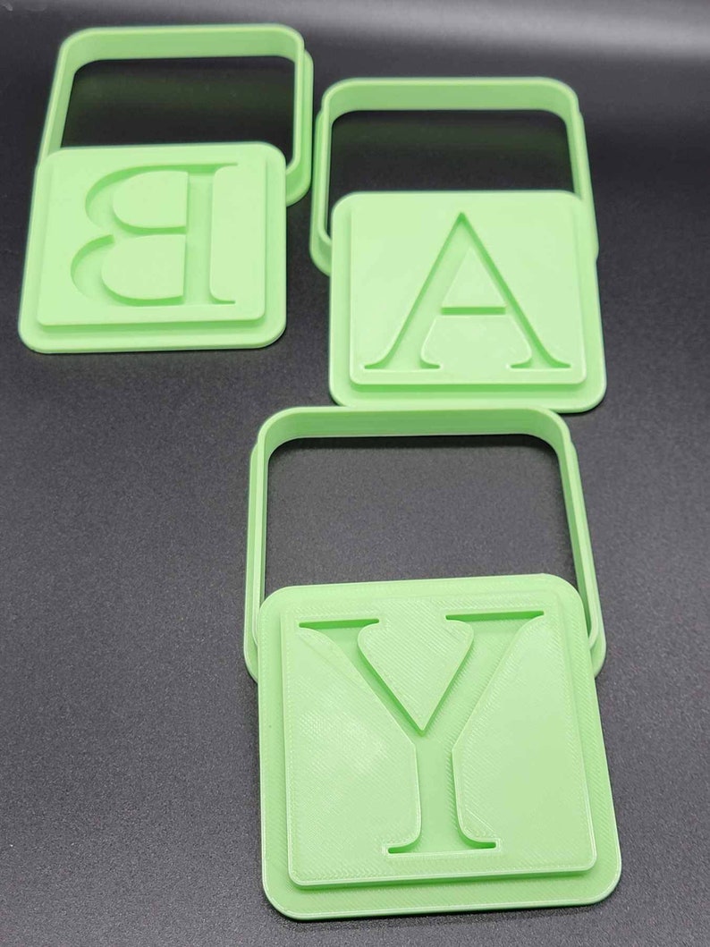 3D Printed Baby Blocks Cookie Cutters & Stamps SunshineT Shop