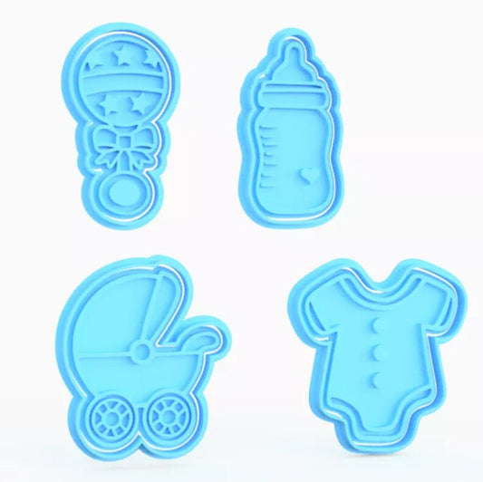 3D Printed Baby Cookie Cutters & Stamps SunshineT Shop