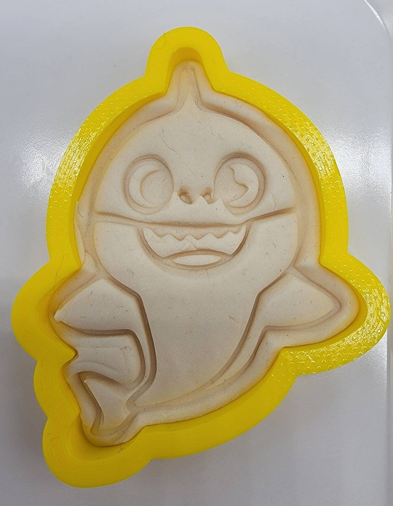3D Printed Baby Shark Cookie Cutters & Stamps SunshineT Shop