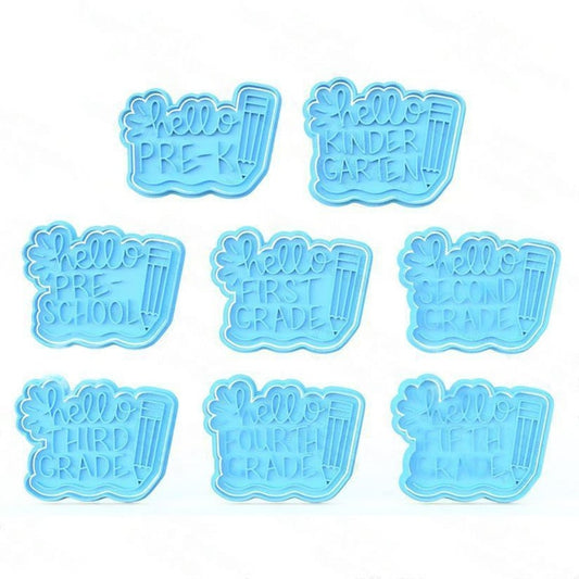 3D Printed Back to School Grades Cookie Cutter & Stamp SunshineT Shop