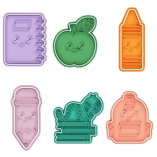 3D Printed Back to School/School Supplies Cookie Cutters & Stamps SunshineT Shop