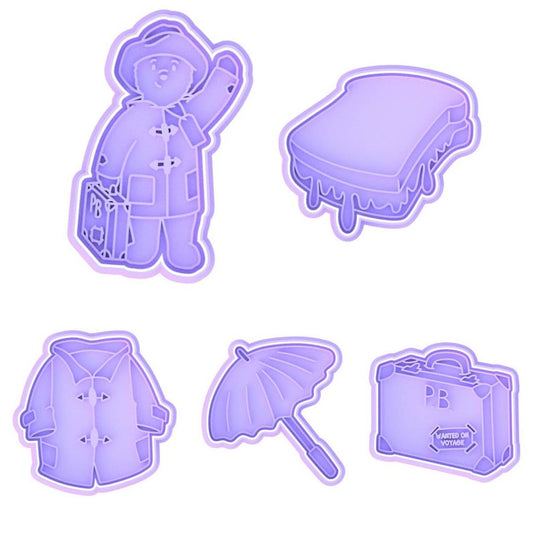 3D Printed Bear Inspired Cookie Cutters & Stamps SunshineT Shop