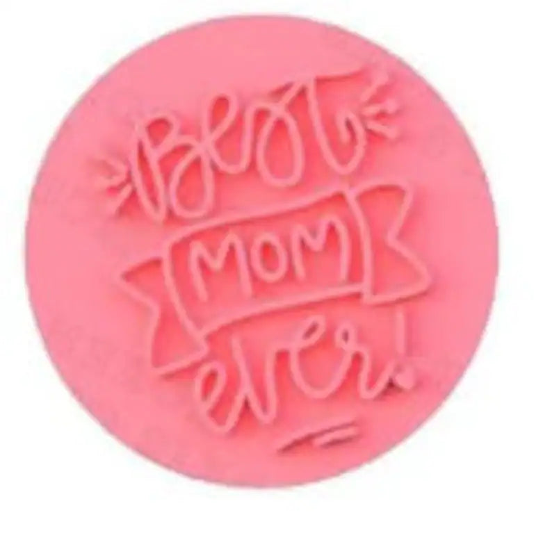 3D Printed Best Mom Ever Cookie Cutter & Stamp SunshineT Shop