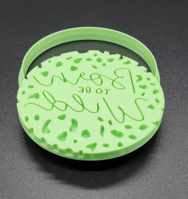 3D Printed Born to Be Wild Cookie Cutter & Stamp SunshineT Shop